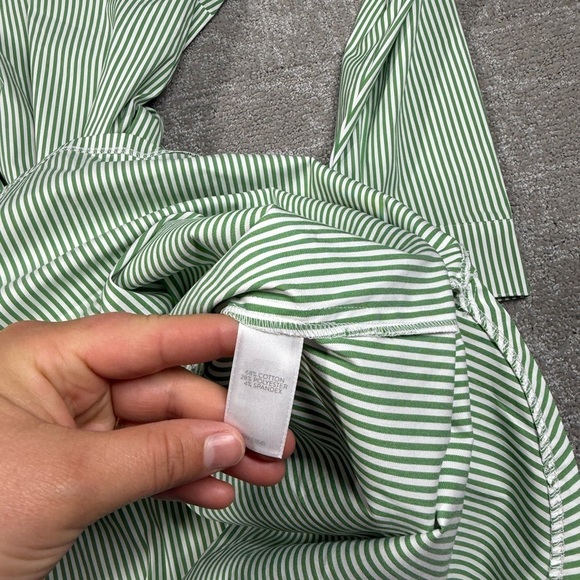 J. Jill Wearever Tie-Waist Button Down Long Sleeve Shirt Dress NWT Size XLP - Picture 5 of 6